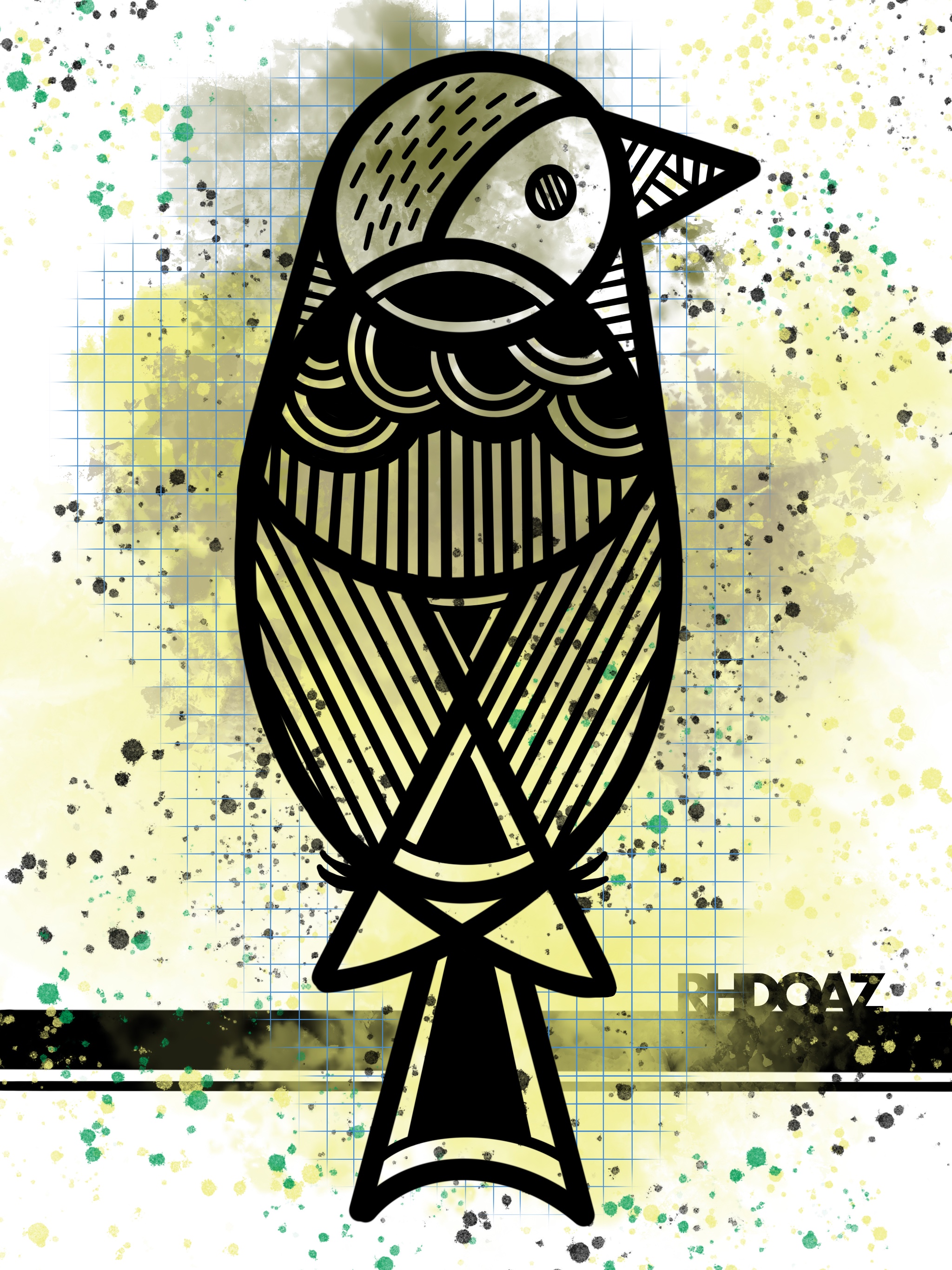 092 - American goldfinch - RH DOAZ